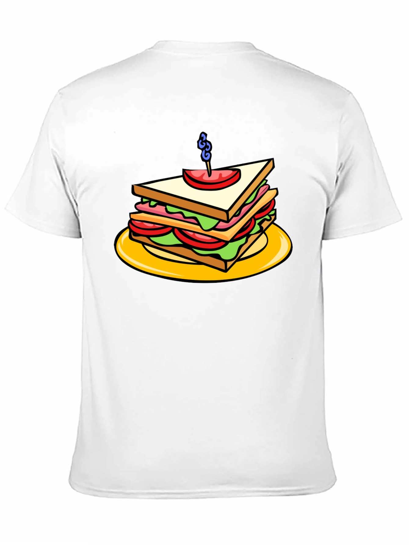Sandwich Graphic Tee - Black Cotton T-Shirt
