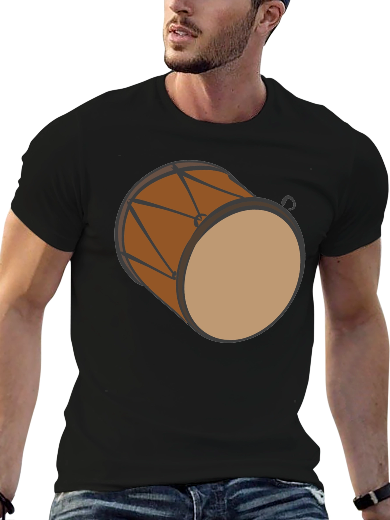Drum Graphic Tee - Cool & Casual