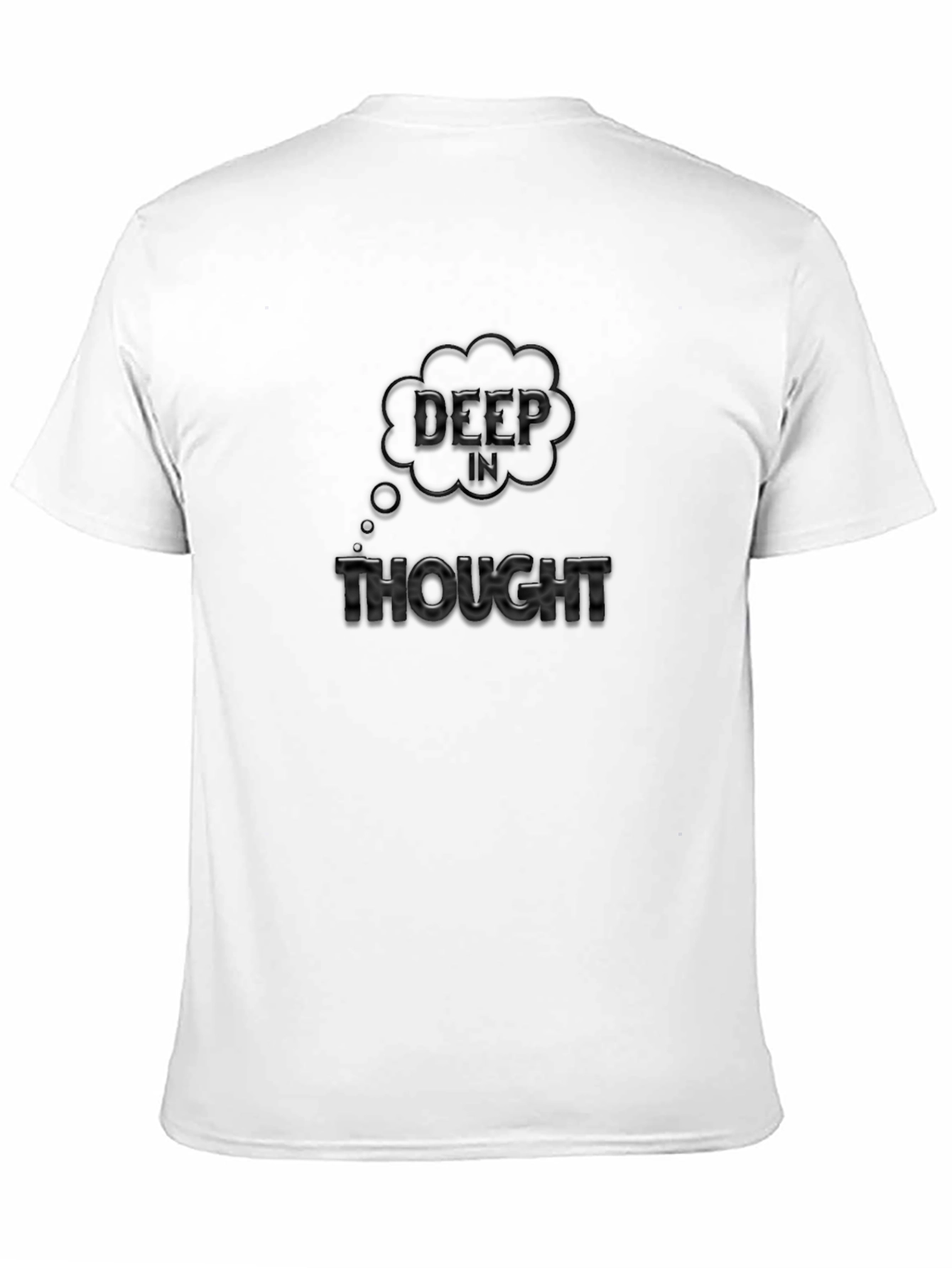 Deep Thought Black T-Shirt - Mens Graphic Tee