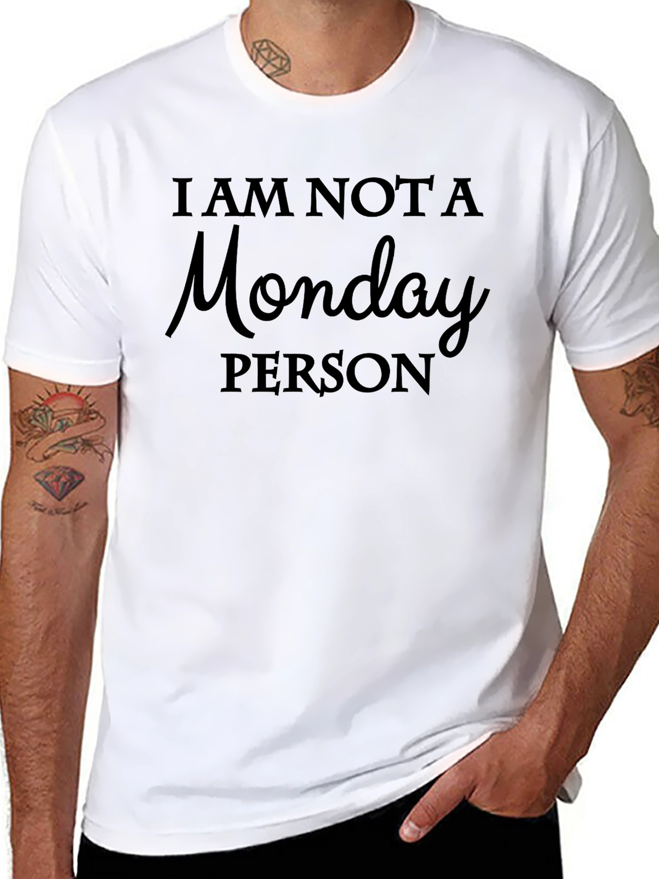 I Am Not A Monday Person Graphic Tee