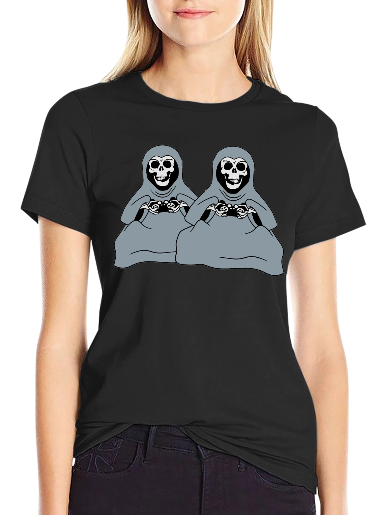 Gamer Grim Reapers Black T-Shirt