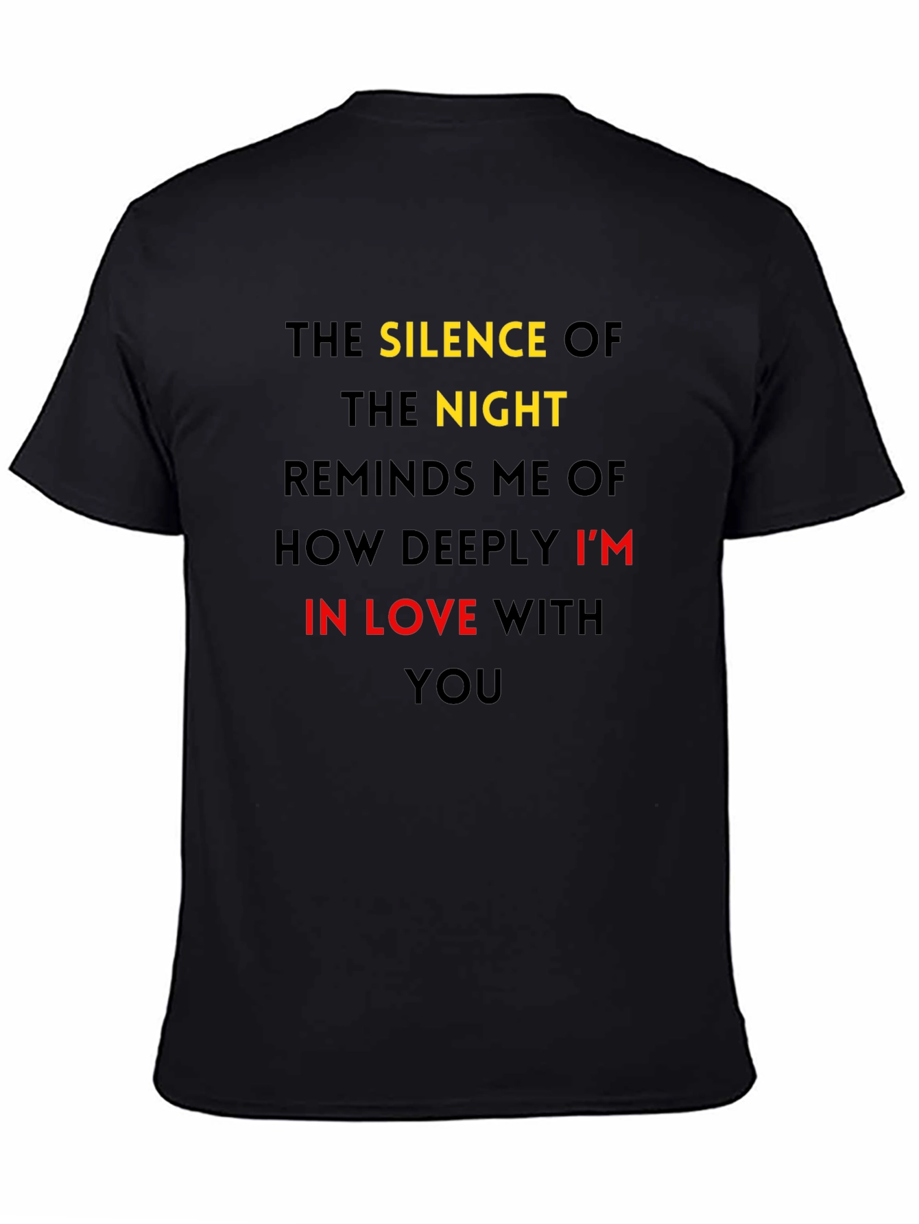 Silence of the Night Mens Graphic Tee