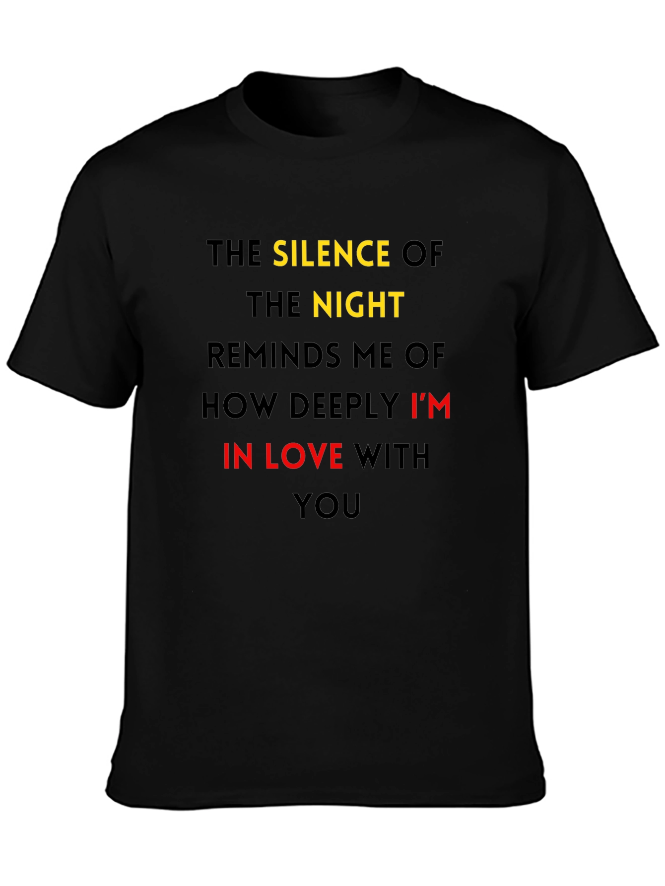 Silence of the Night Mens Graphic Tee