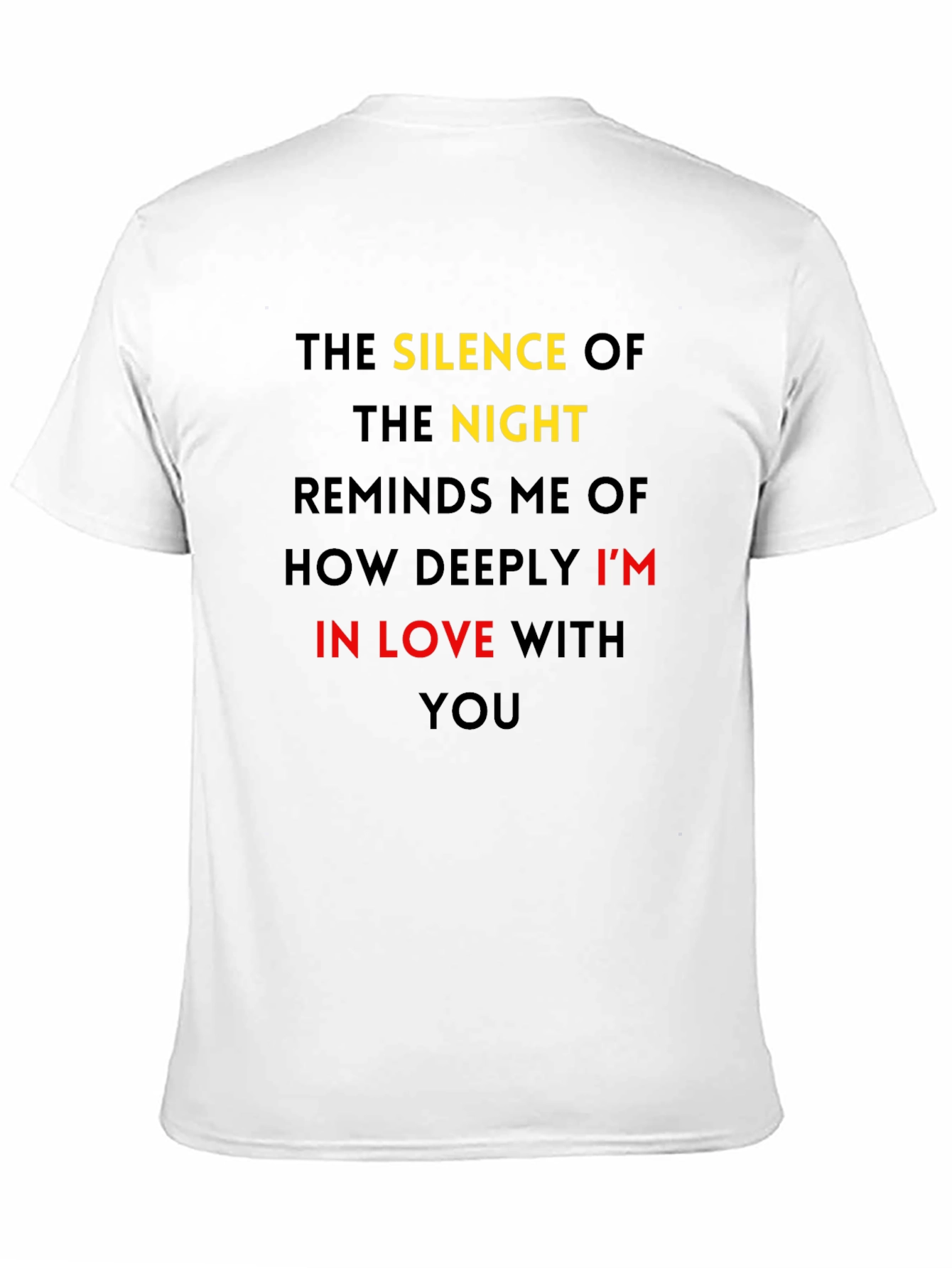 Silence of the Night Mens Graphic Tee