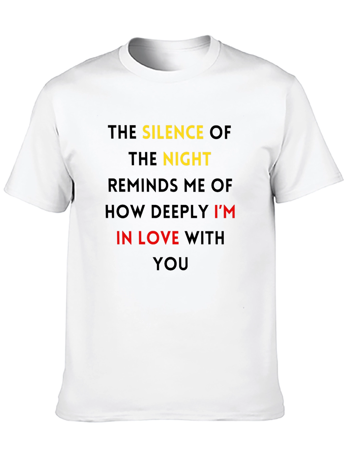 Silence of the Night Mens Graphic Tee