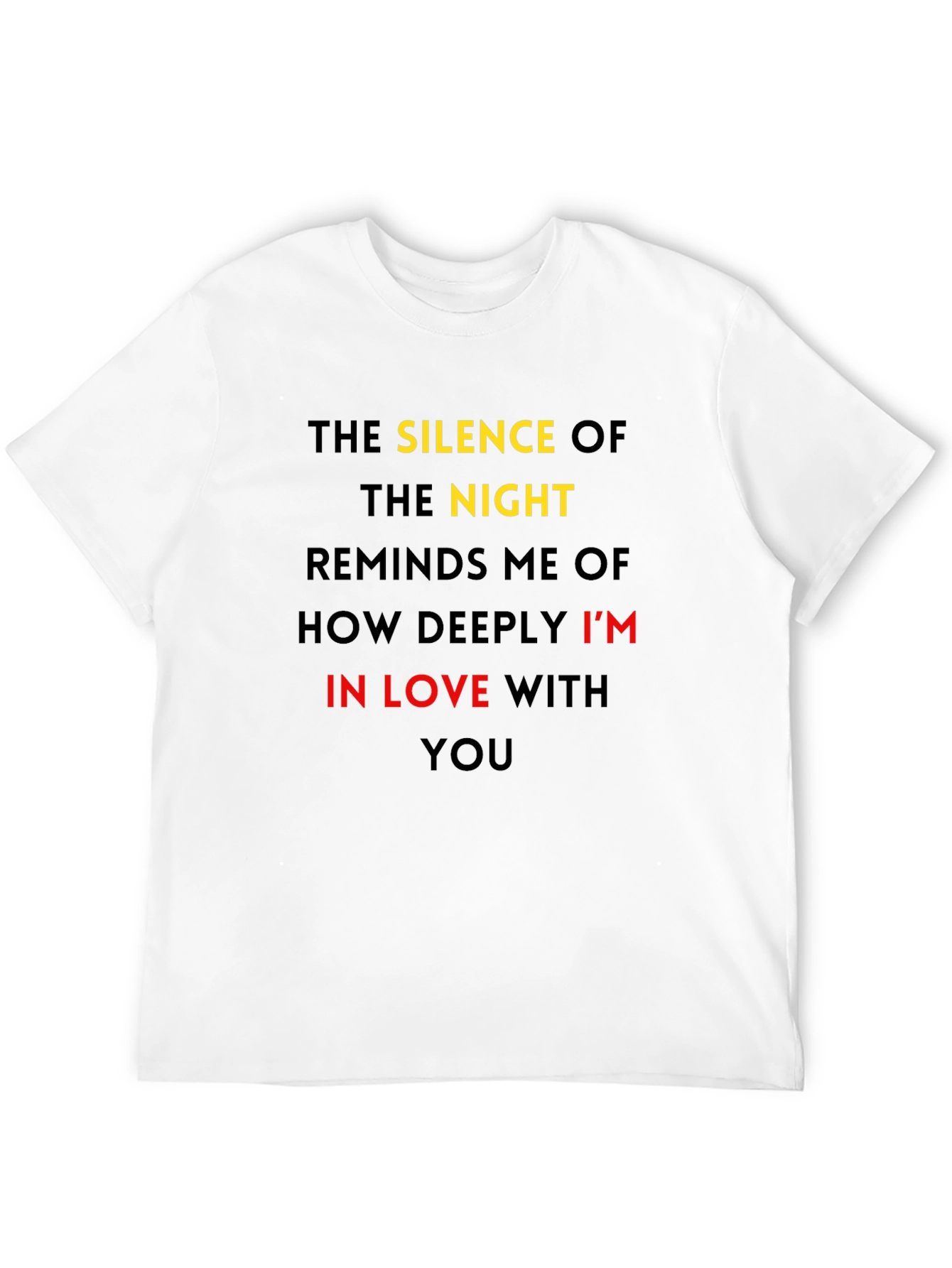 Silence of the Night Mens Graphic Tee