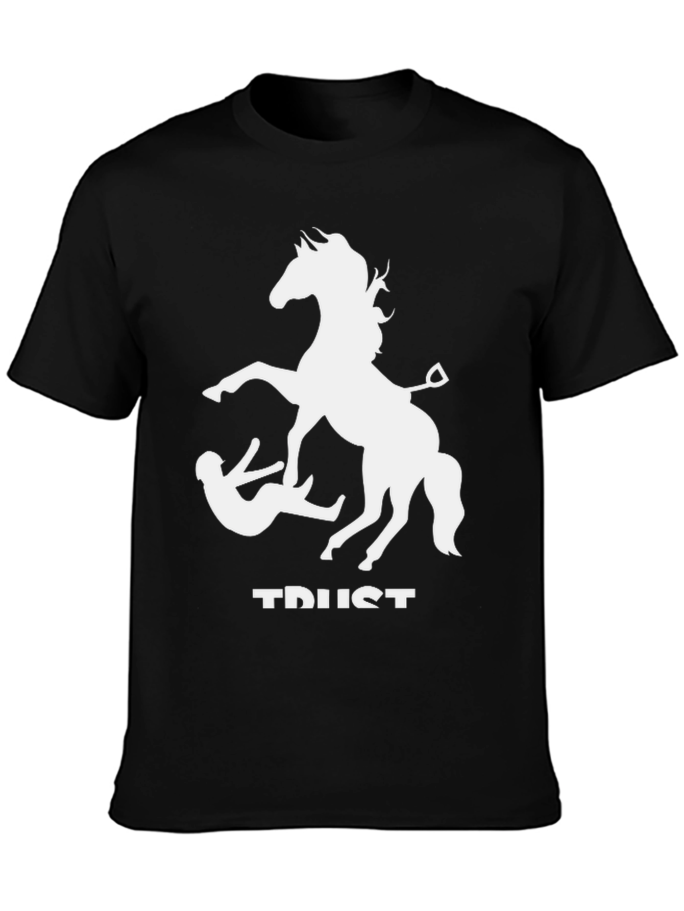Trust Fall T-Shirt - Funny Horse Graphic Tee