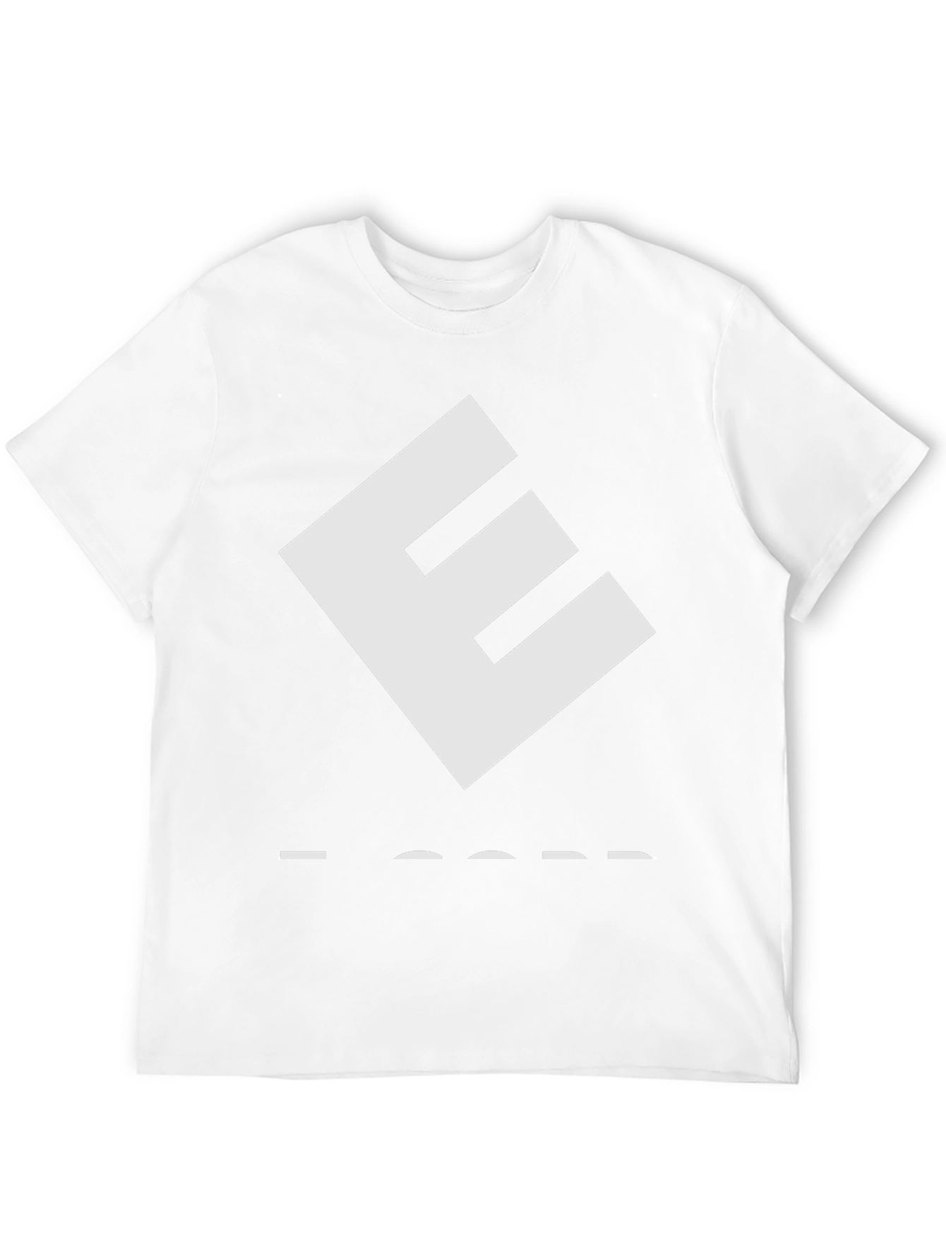 Geometric E Black T-Shirt