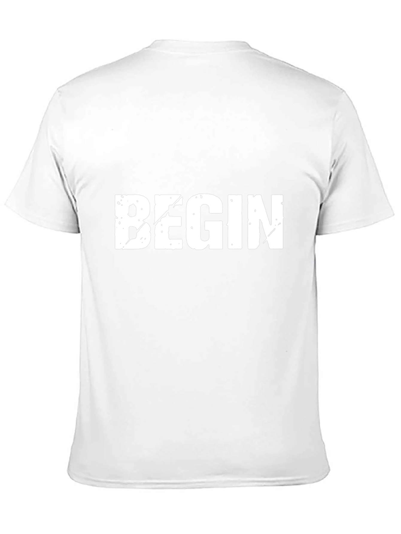 Begin Graphic Tee - Black Short Sleeve T-Shirt