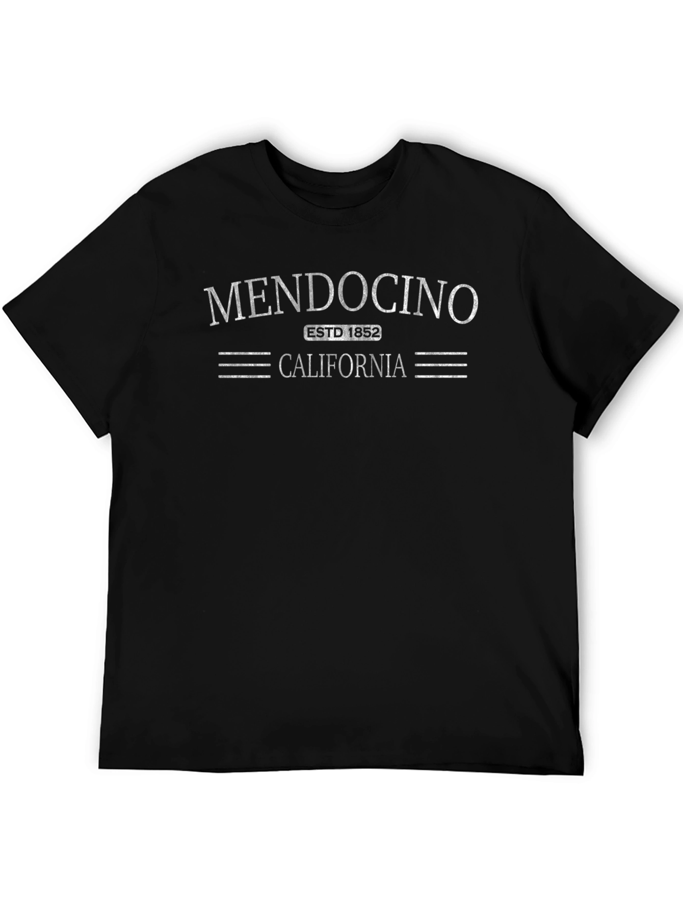 Mendocino California ESTD 1852 Graphic Tee