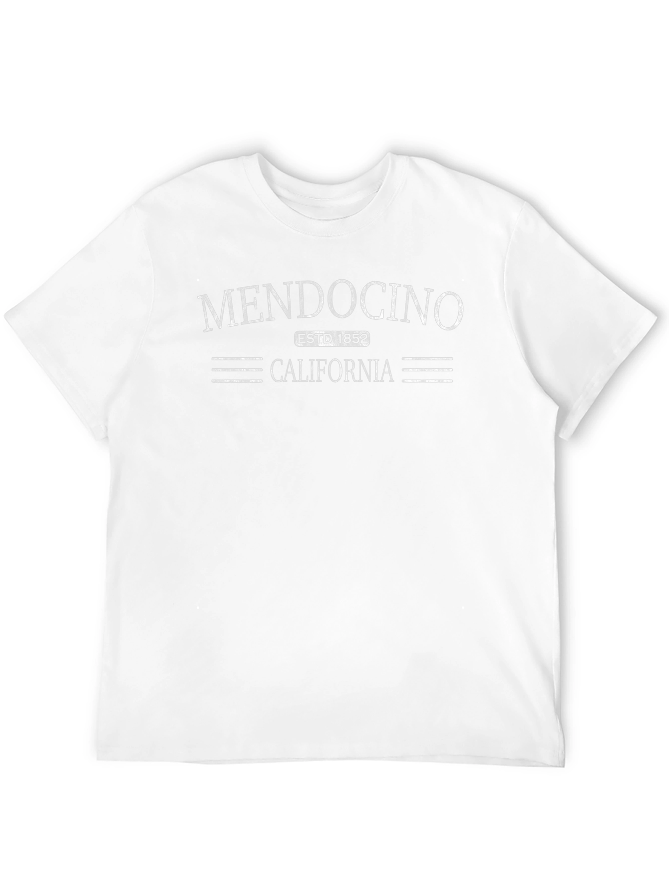 Mendocino California ESTD 1852 Graphic Tee