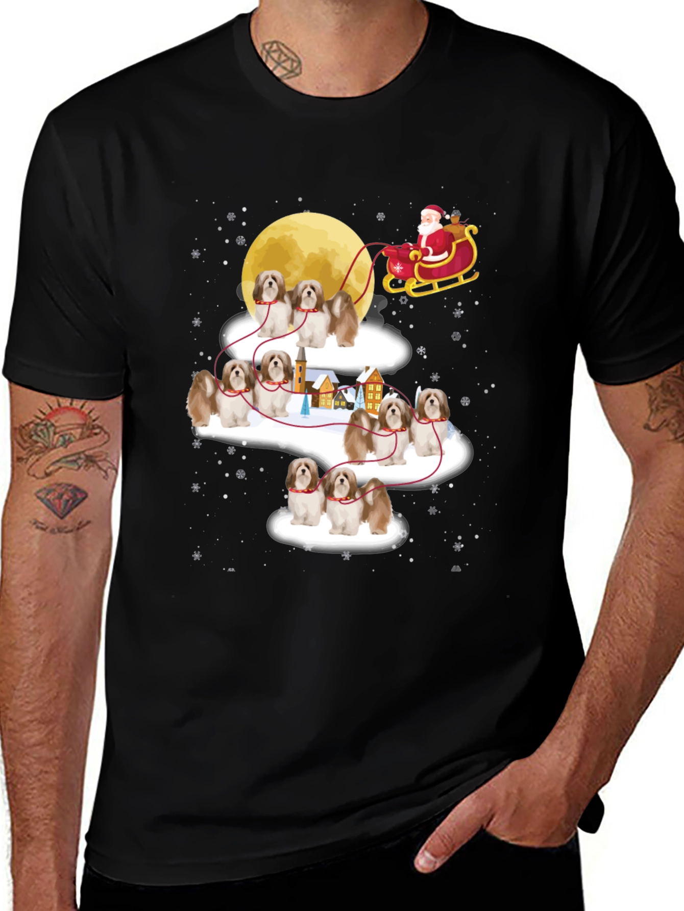 Shih Tzu Christmas T-Shirt