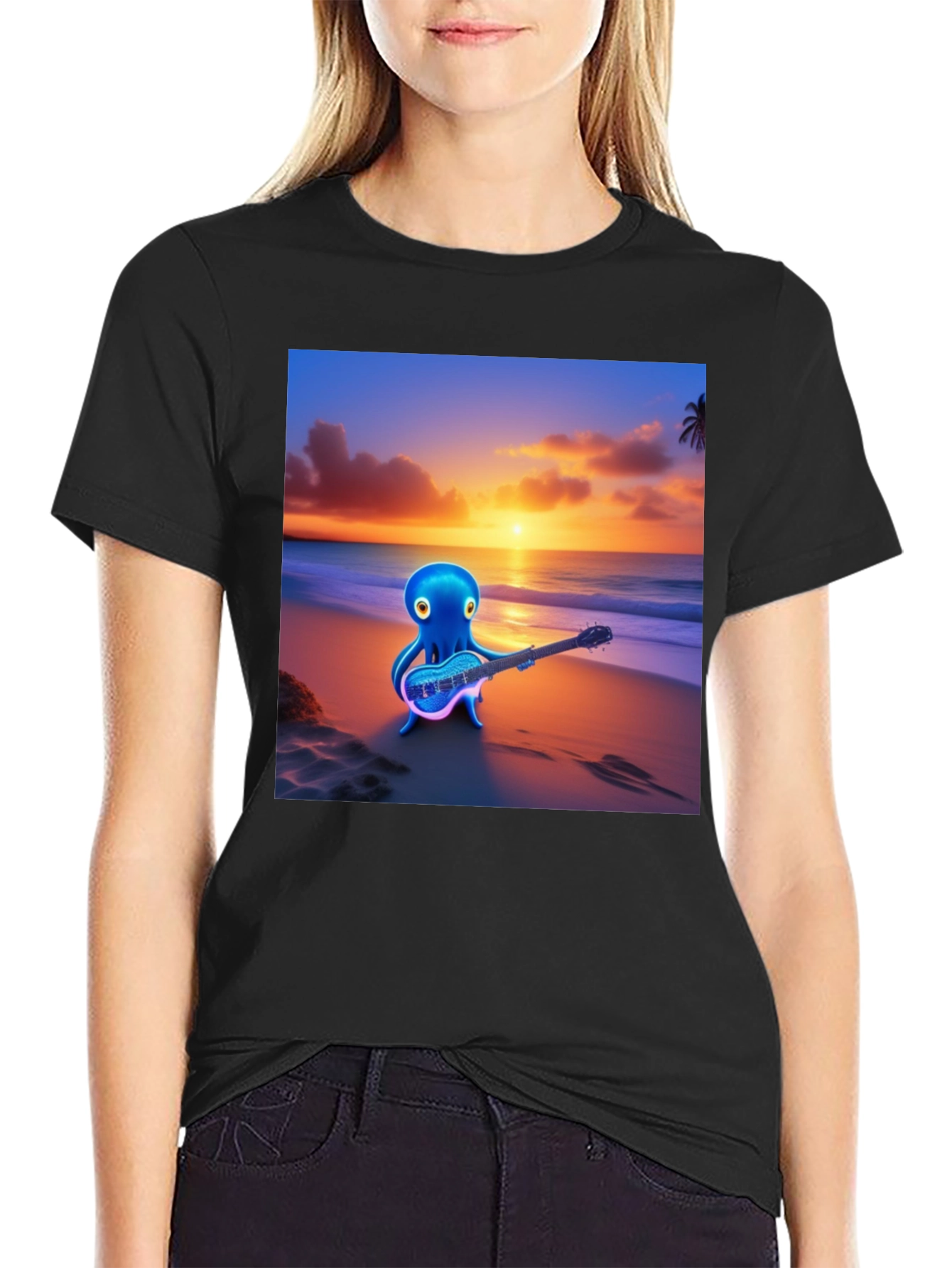 Octopus Guitarist T-Shirt