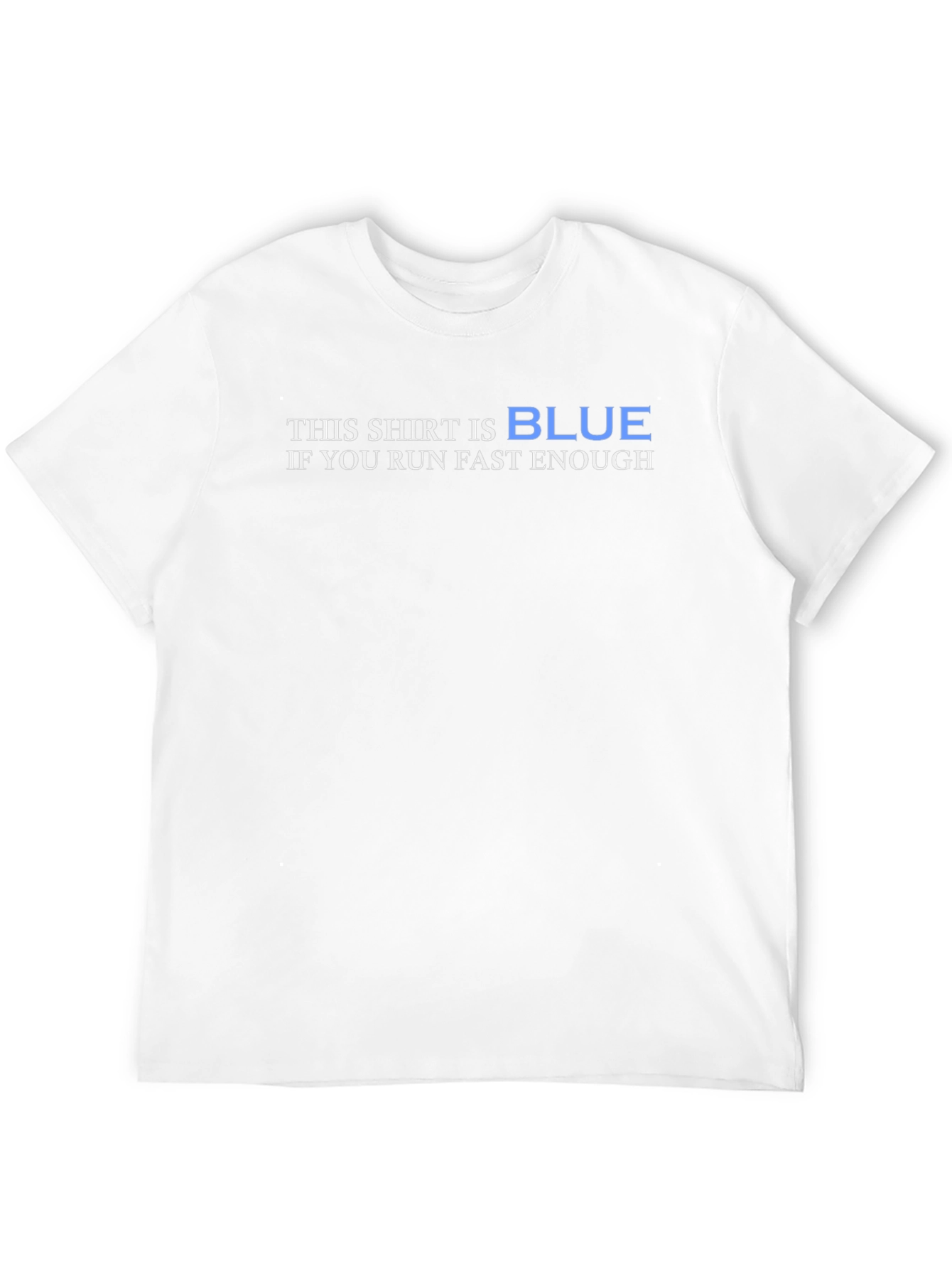 Funny Physics Blue Shift Graphic T-Shirt