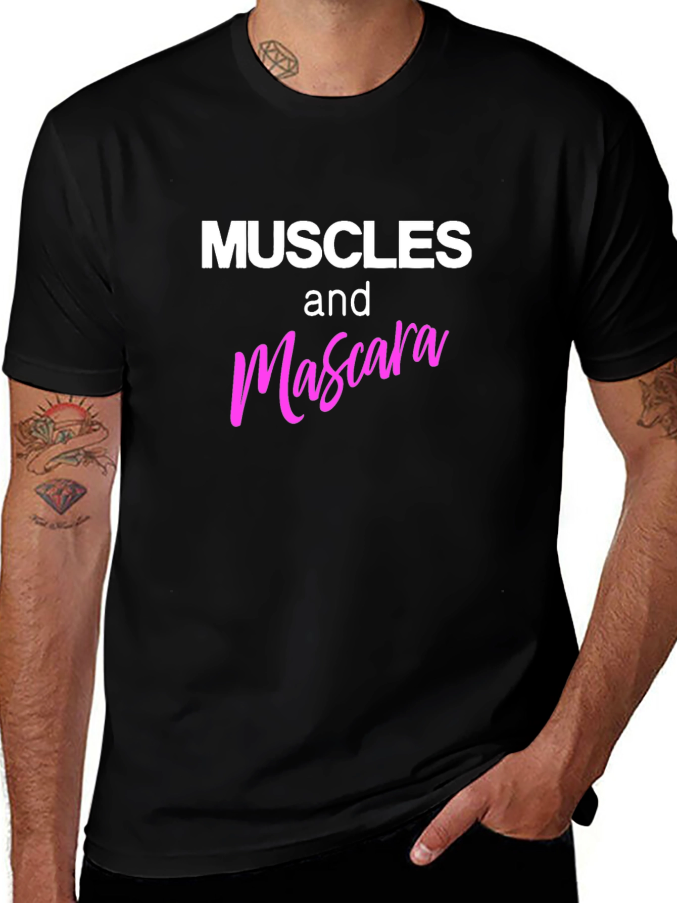 Muscles and Mascara Graphic Tee