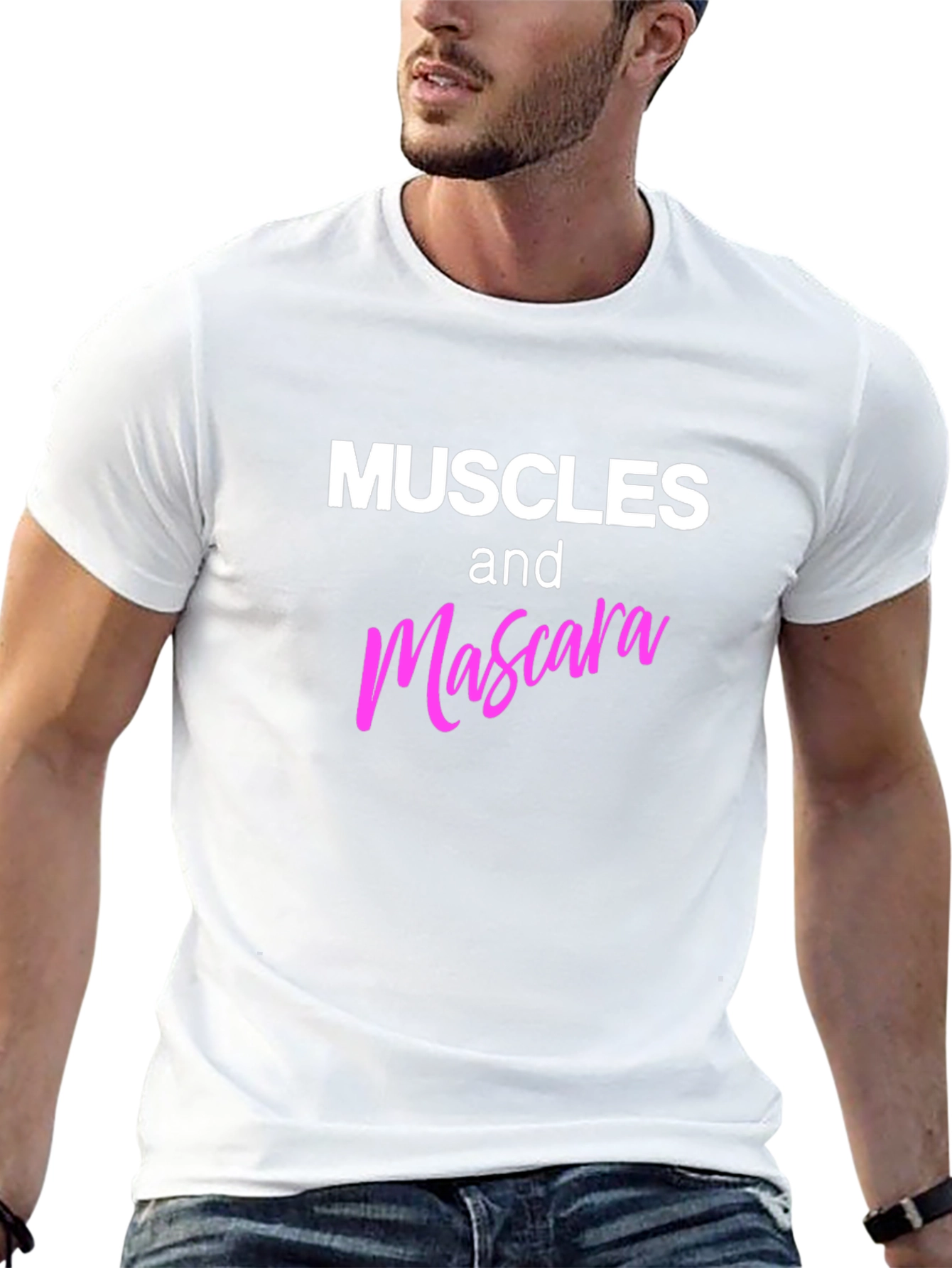 Muscles and Mascara Graphic Tee