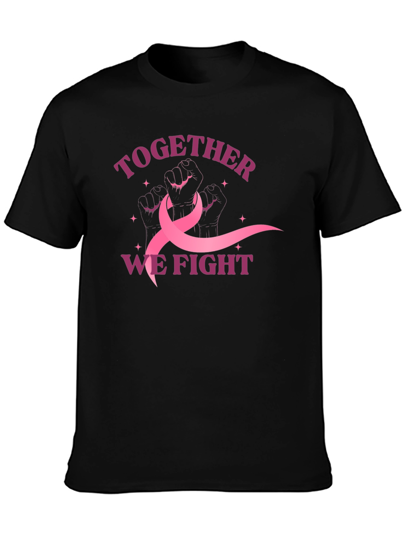 Together We Fight Breast Cancer Awareness T-Shirt