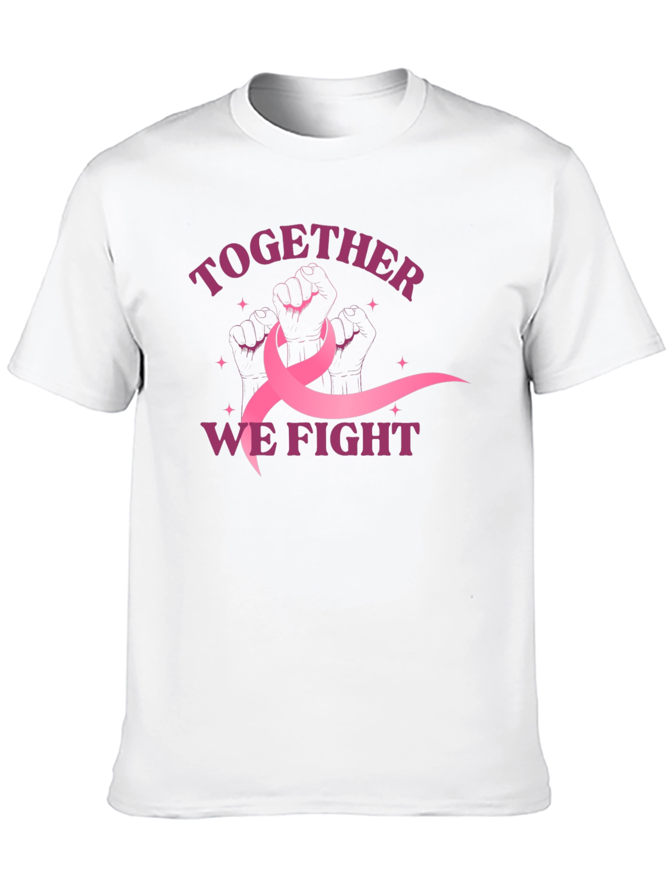 Together We Fight Breast Cancer Awareness T-Shirt