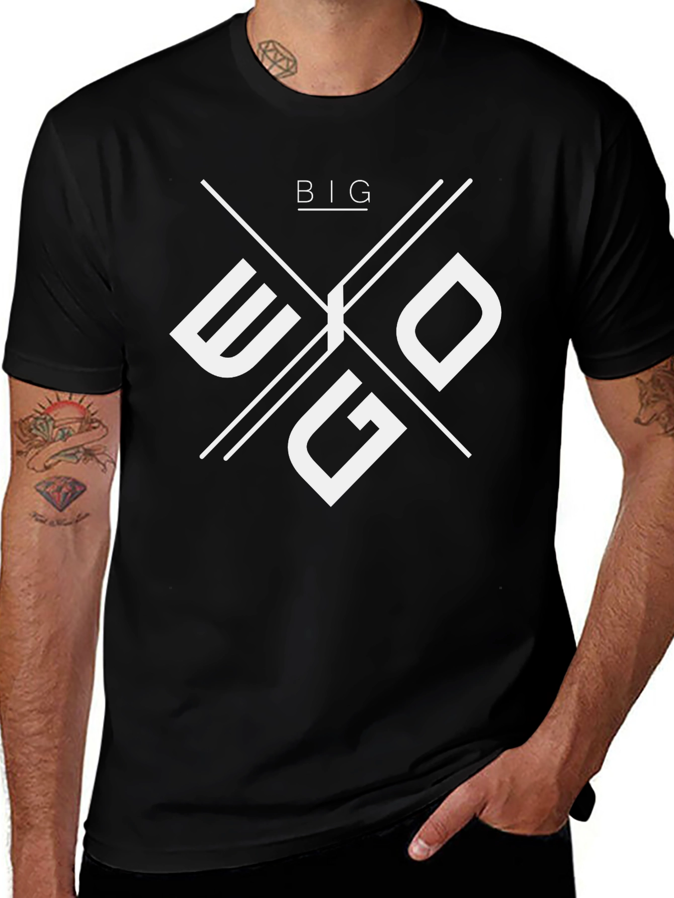 Big Ego Graphic Tee - Premium Black Cotton T-Shirt