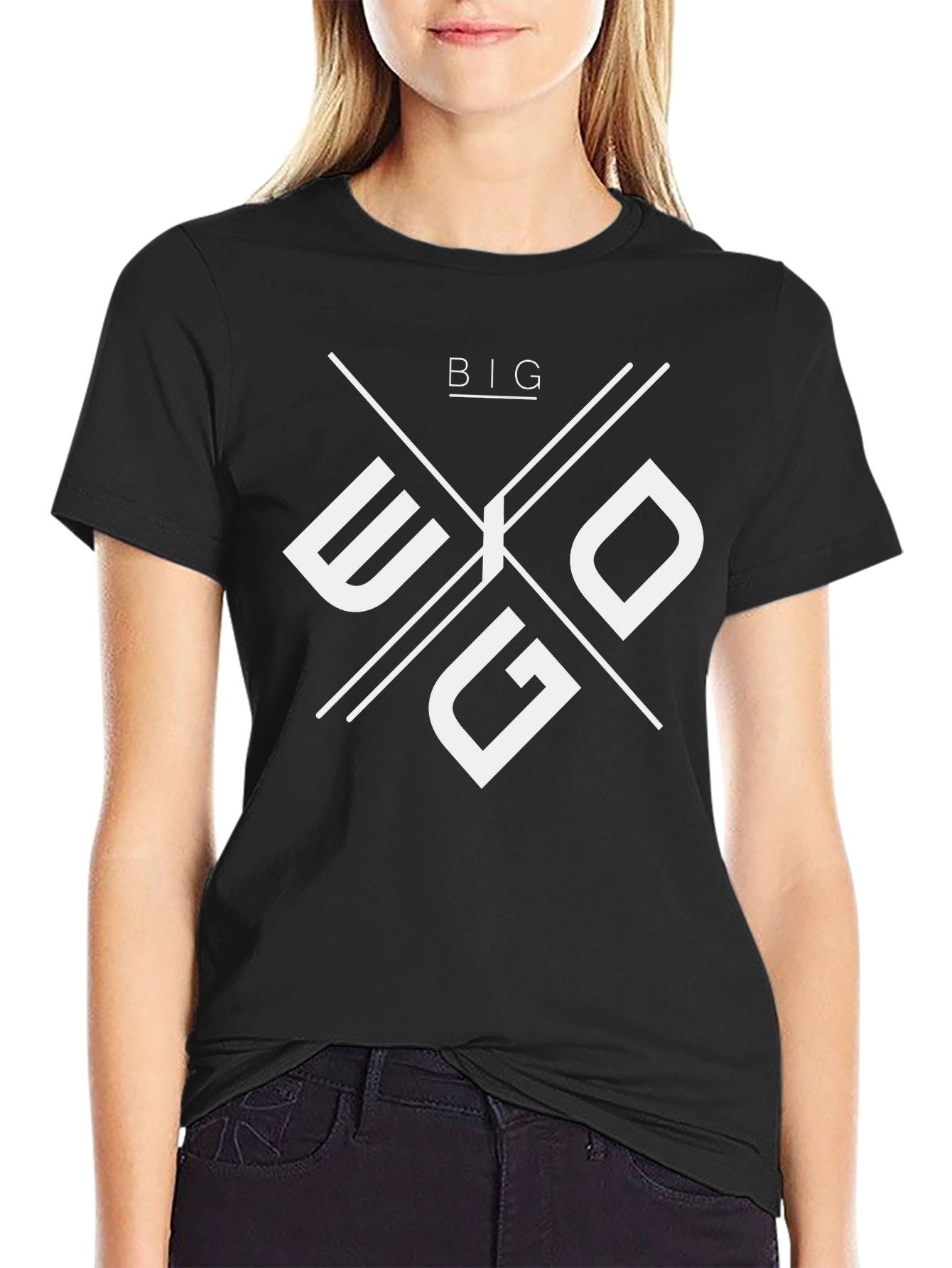 Big Ego Graphic Tee - Premium Black Cotton T-Shirt
