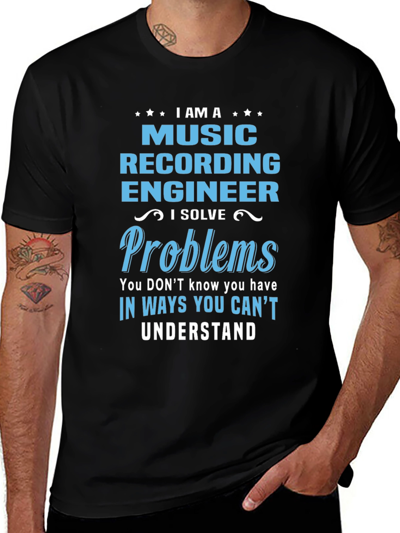 Music Recording Engineer Graphic T-Shirt
