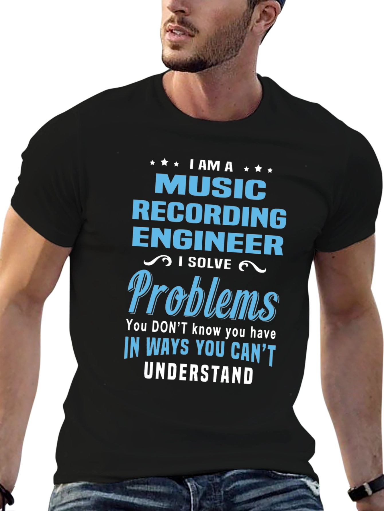Music Recording Engineer Graphic T-Shirt