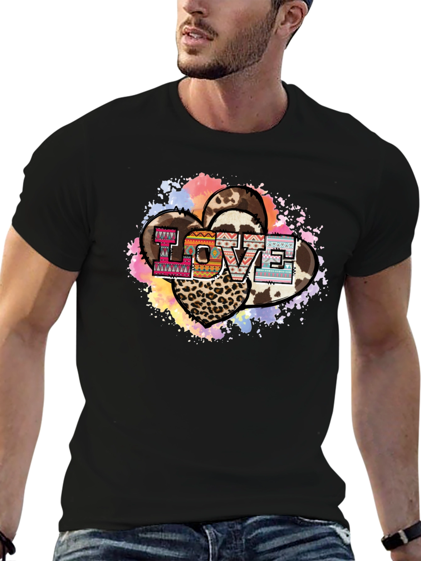 LOVE Heart Graphic T-Shirt
