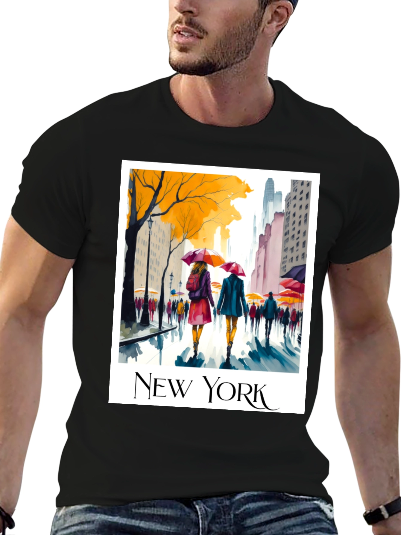 New York City Rainy Day T-Shirt