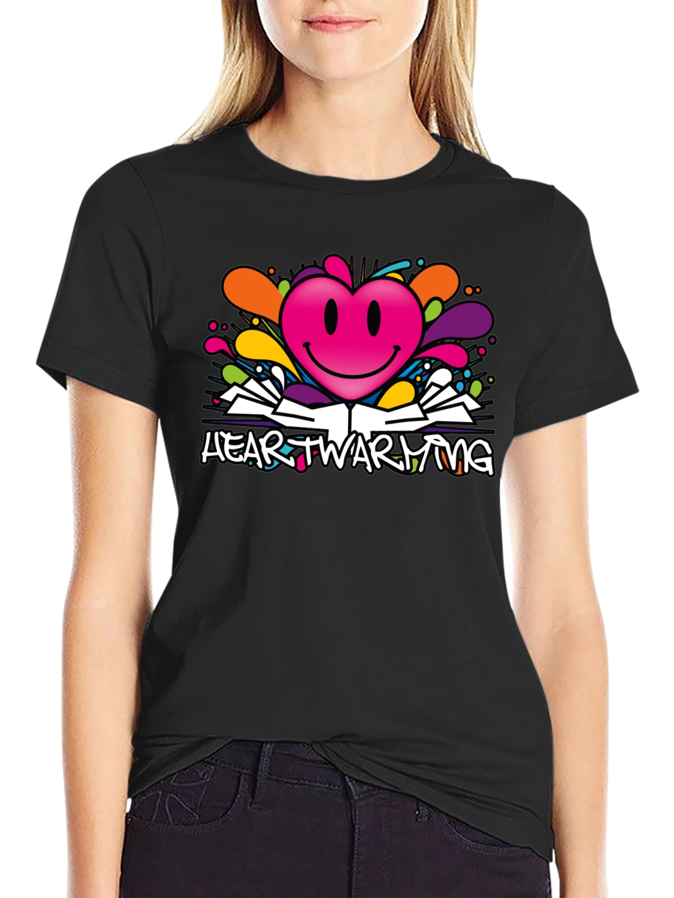 Heartwarming Graphic Tee - Stylish Design