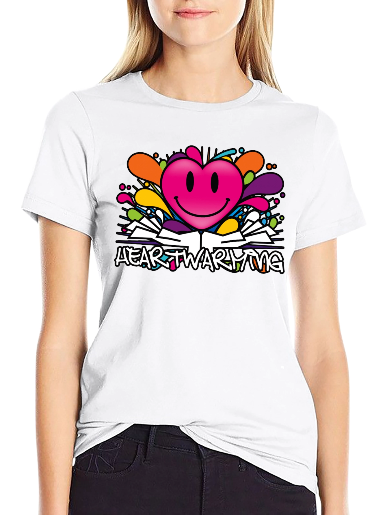 Heartwarming Graphic Tee - Stylish Design