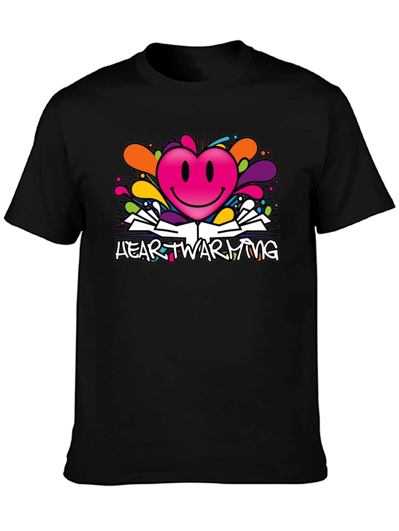 Heartwarming Graphic Tee - Stylish Design