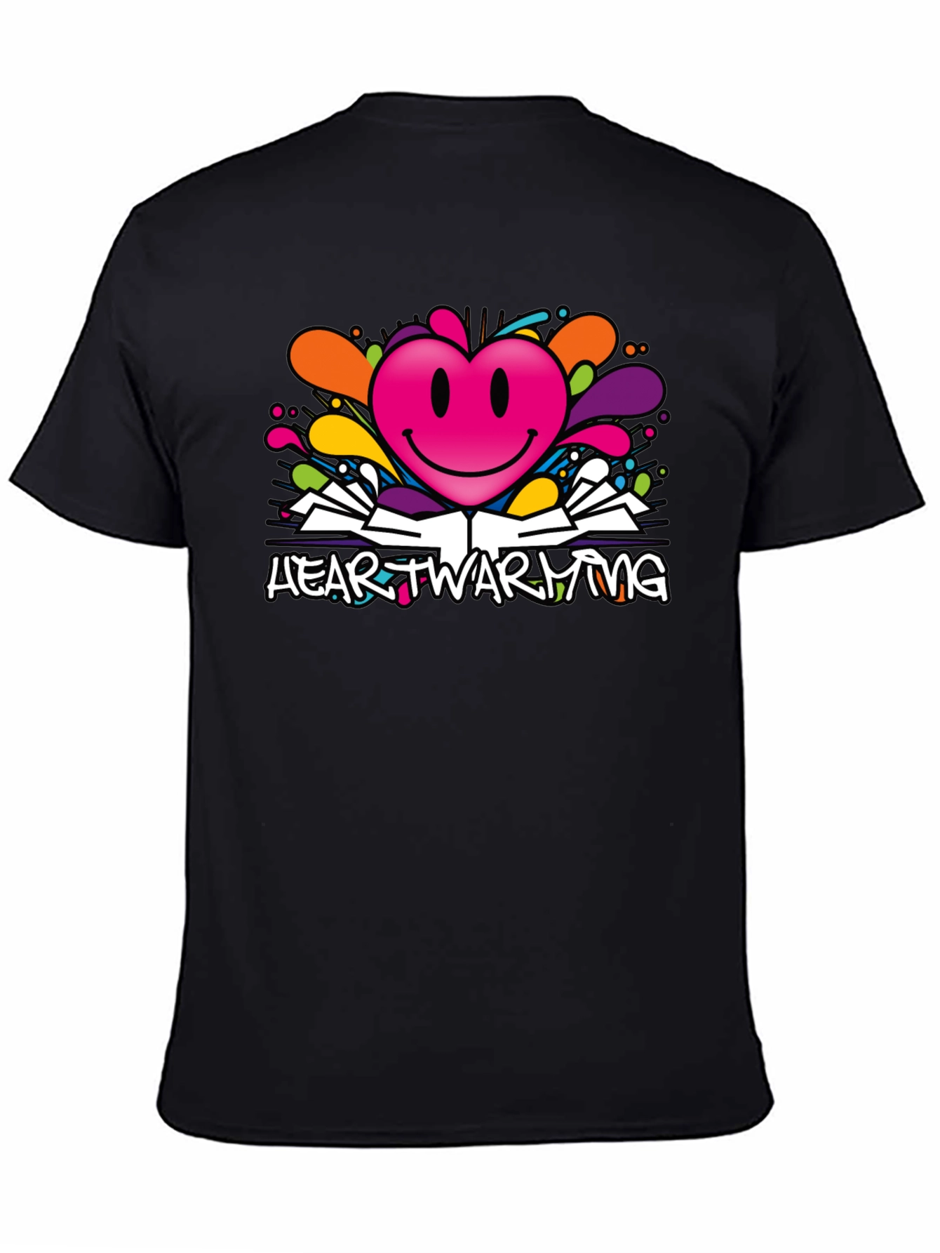 Heartwarming Graphic Tee - Stylish Design