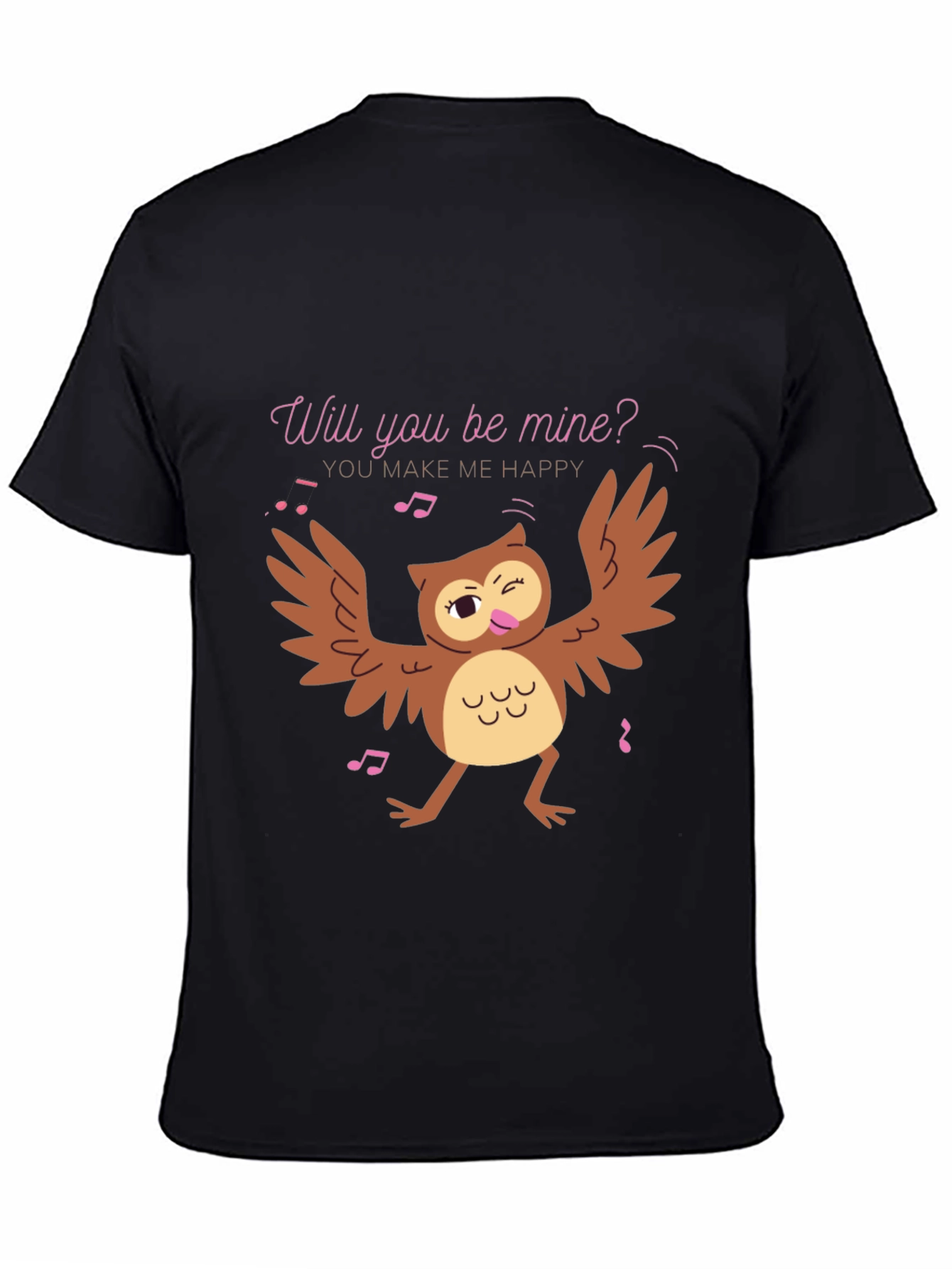 Whimsical Owl Valentines Day T-Shirt