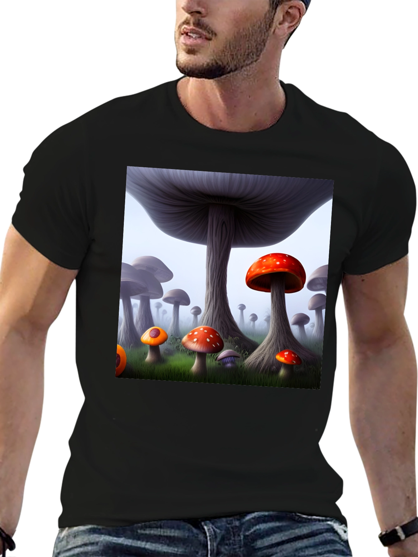 Mushroom Forest Graphic Tee