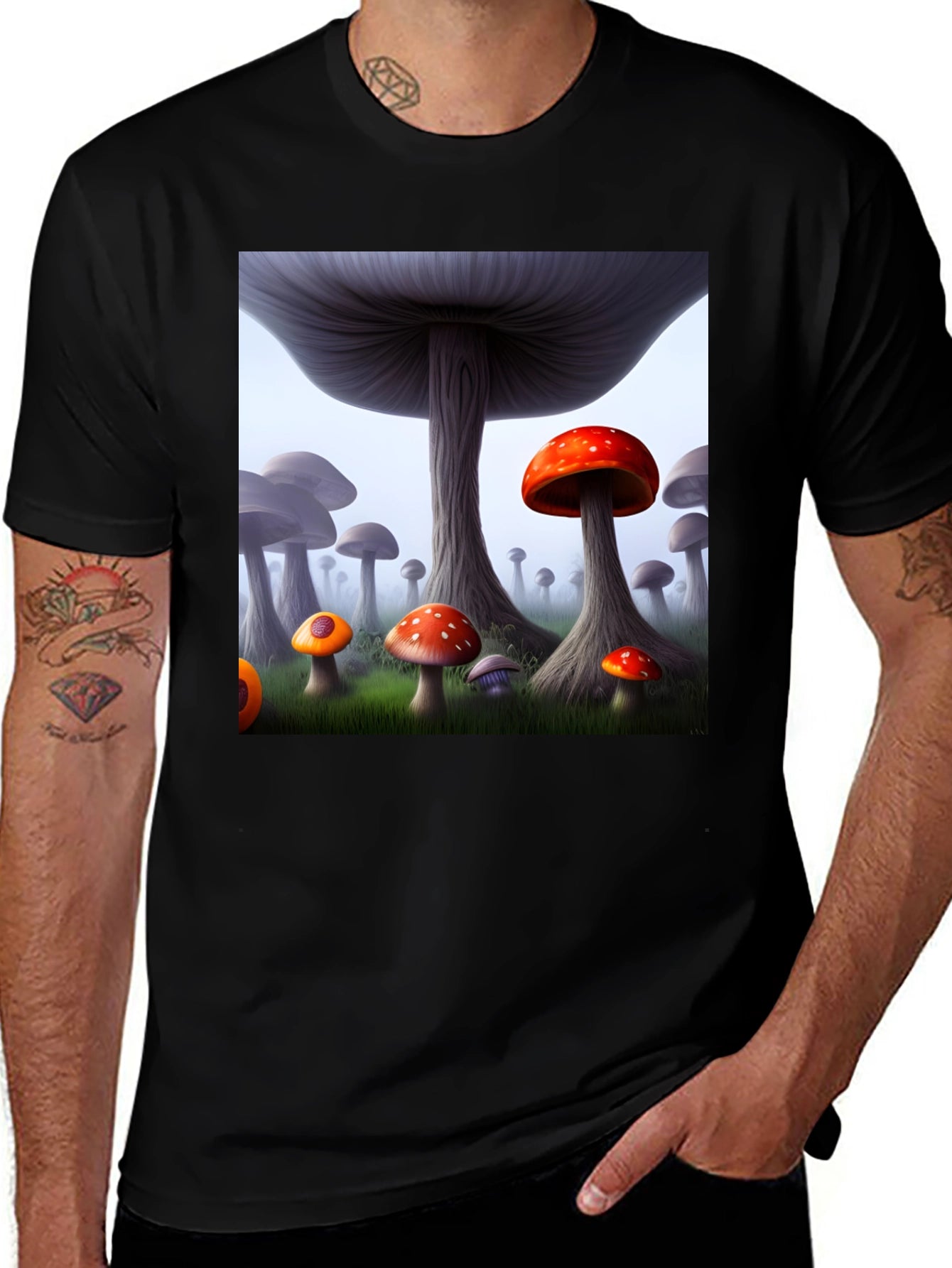 Mushroom Forest Graphic Tee