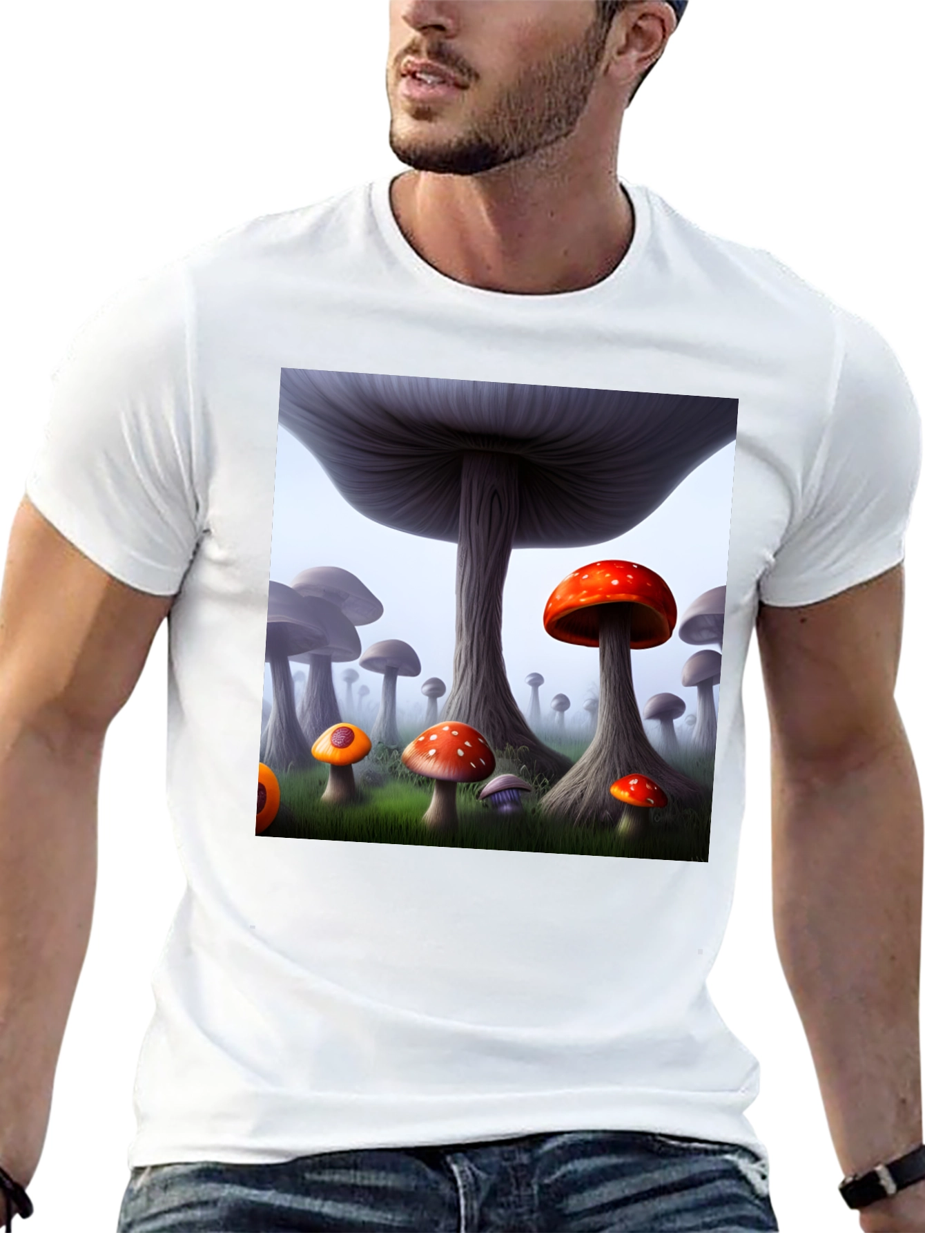 Mushroom Forest Graphic Tee