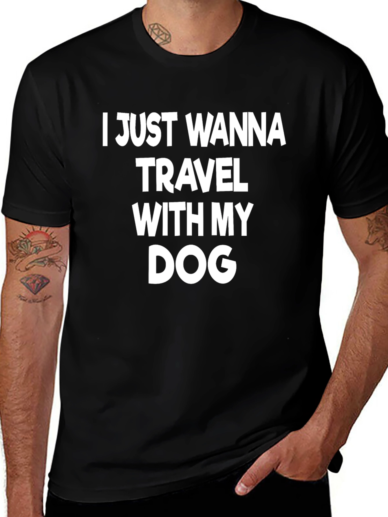 Travel With My Dog Graphic Tee