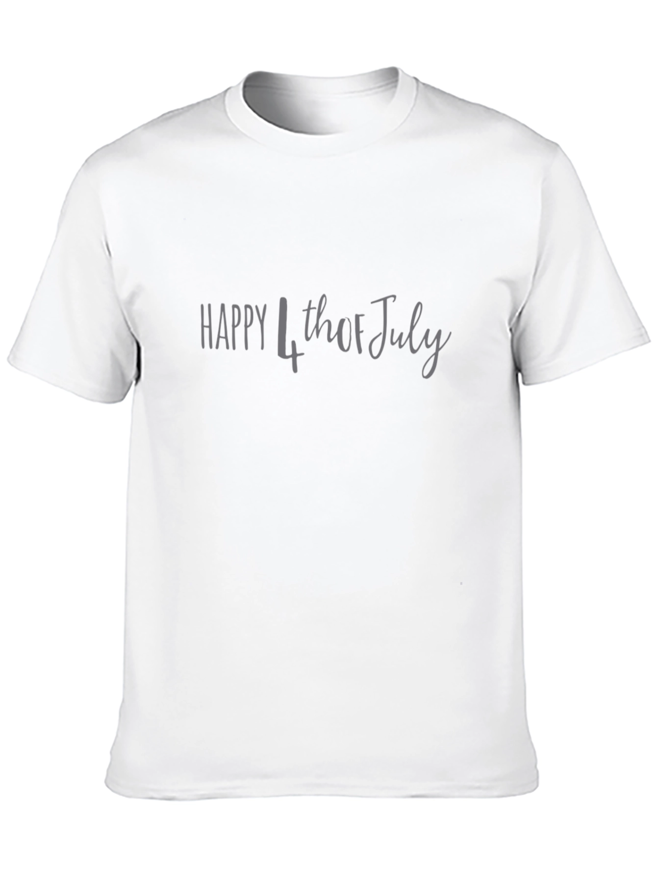 Happy 4th of July Graphic Tee - Black
