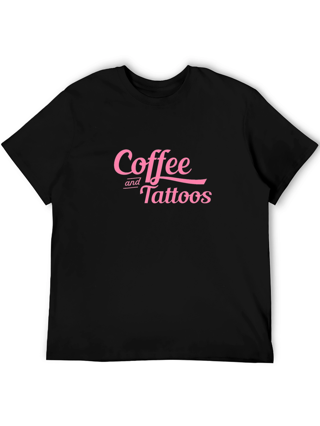 Coffee and Tattoos Black T-Shirt