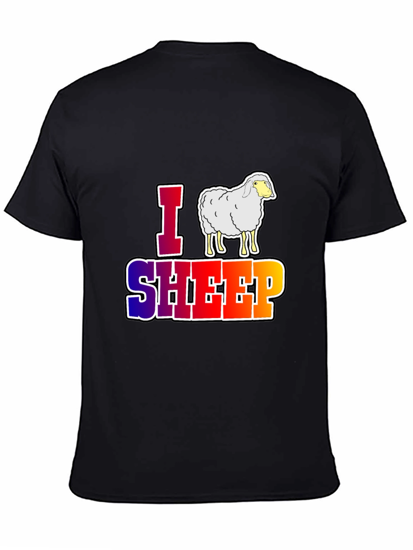 I Sheep Graphic T-Shirt - Unique Animal Lover Tee