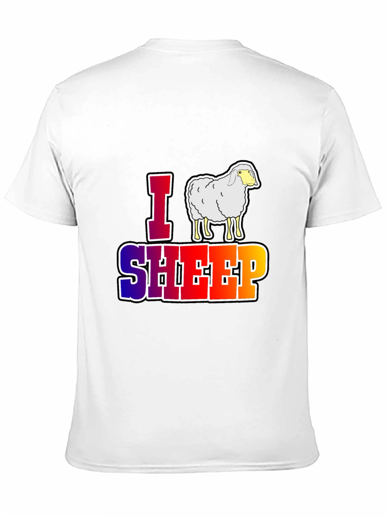 I Sheep Graphic T-Shirt - Unique Animal Lover Tee