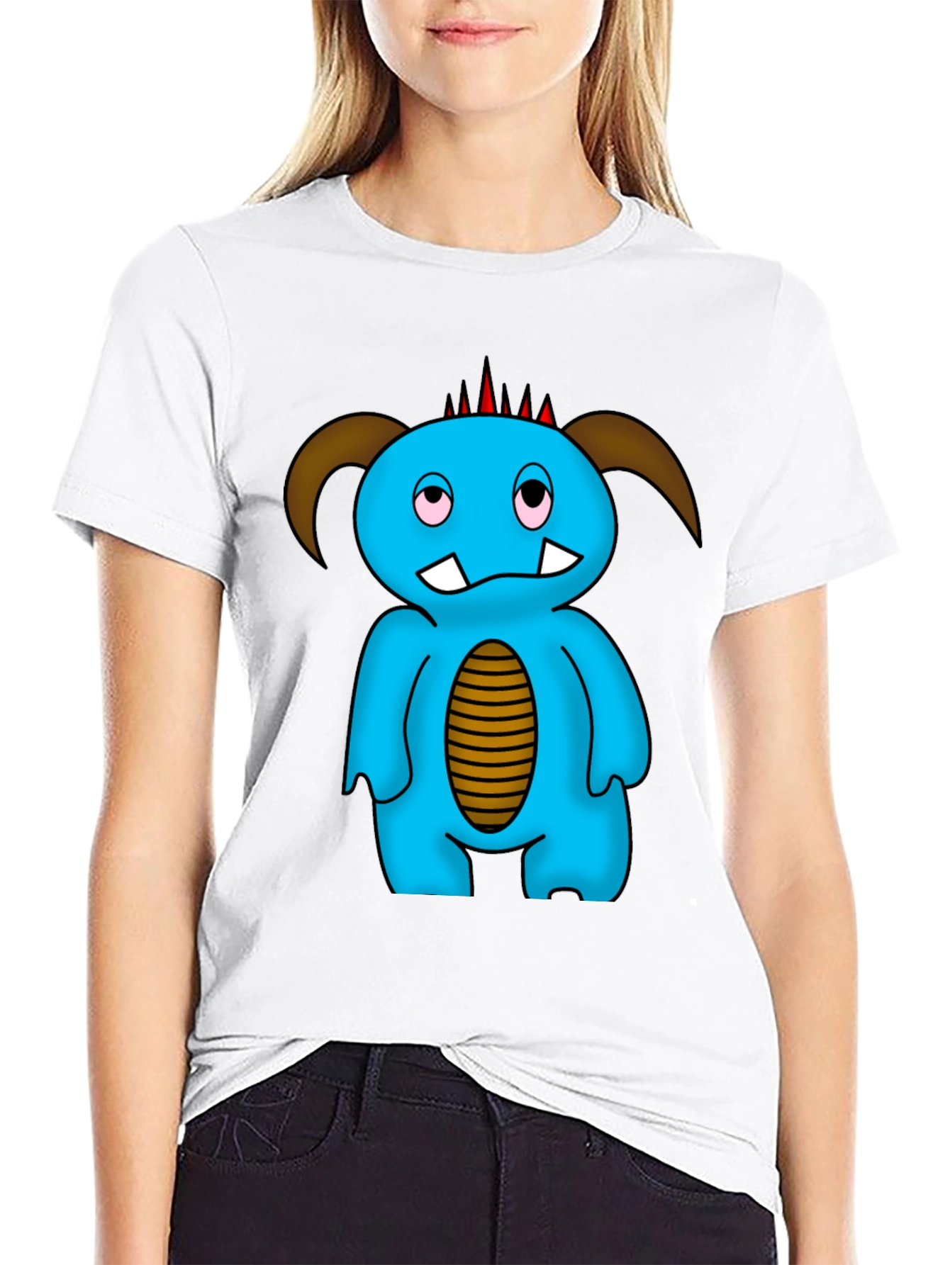 Monster Graphic Tee - Unique Cartoon T-Shirt