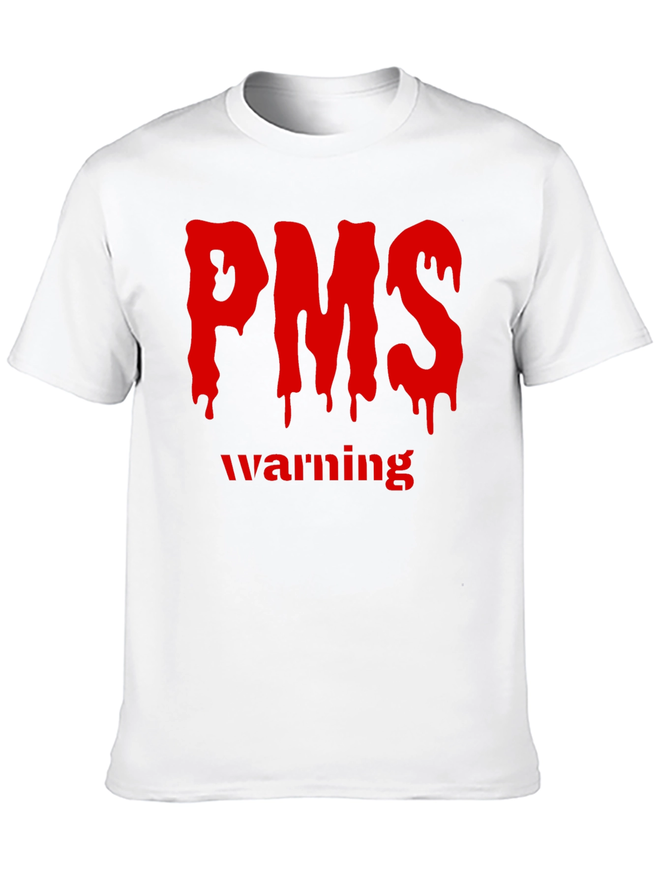 PMS Warning Graphic T-Shirt - Black