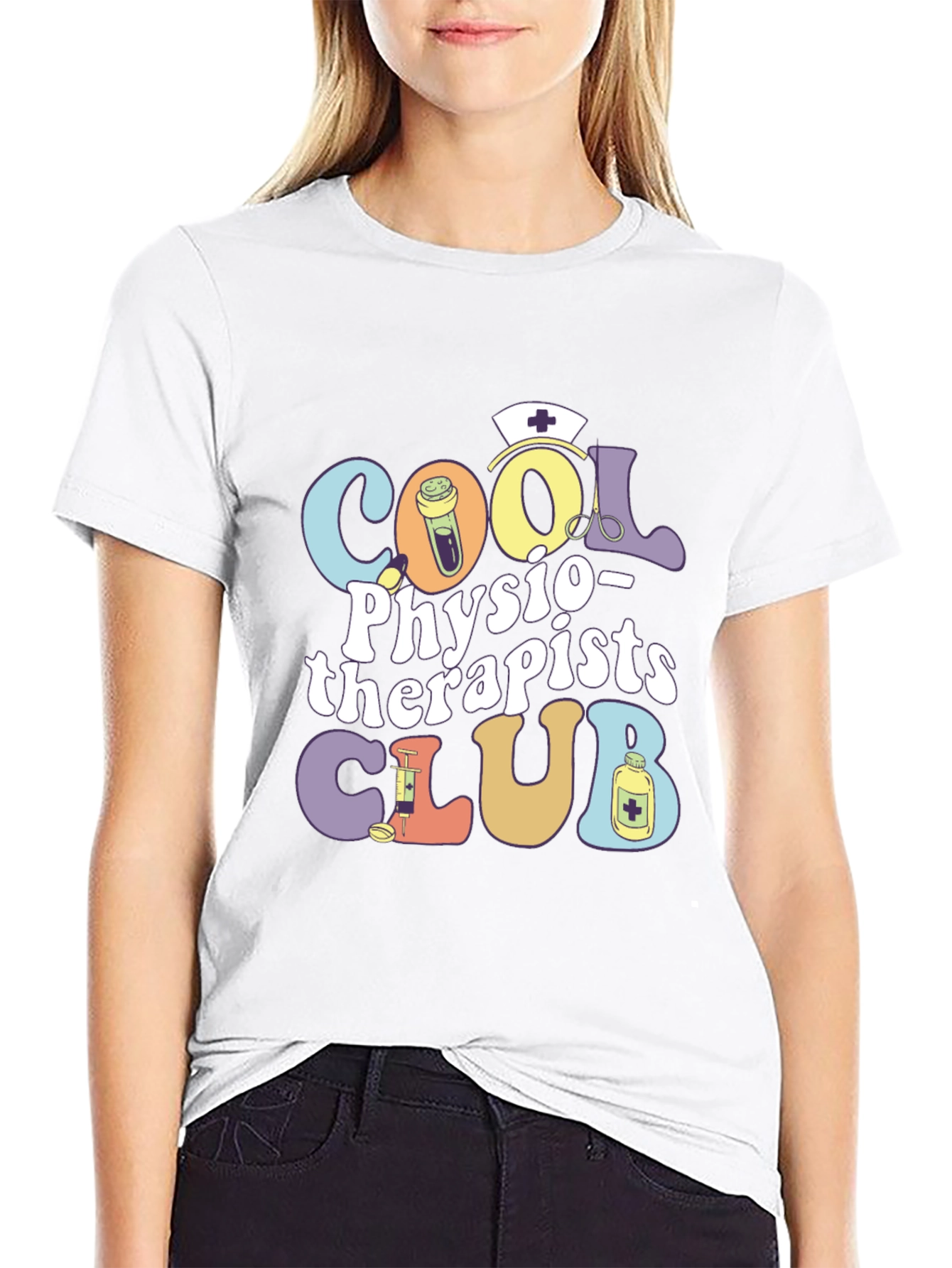 Cool Physiotherapists Club Graphic T-Shirt