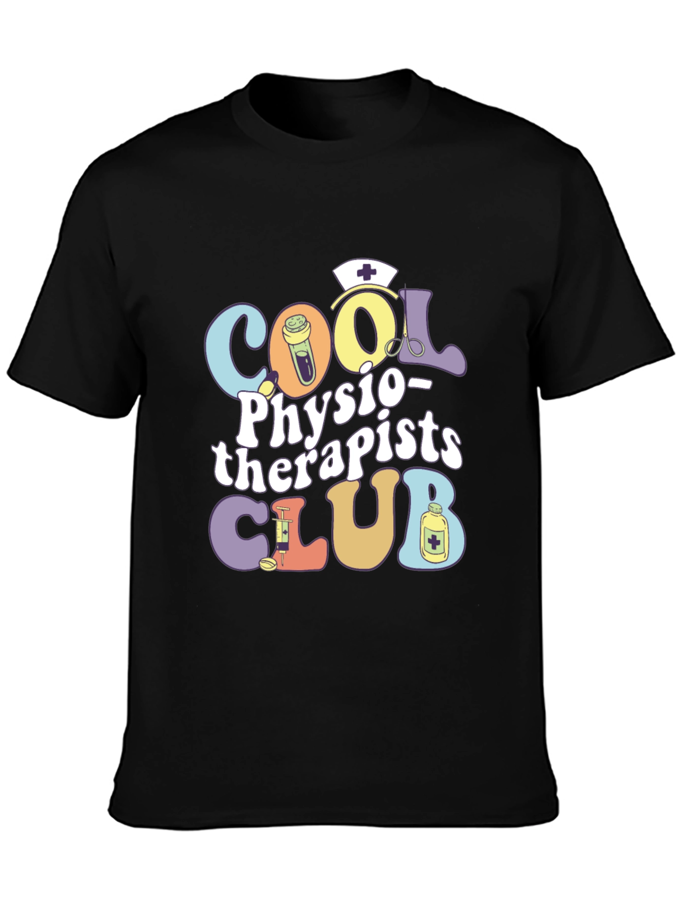 Cool Physiotherapists Club Graphic T-Shirt