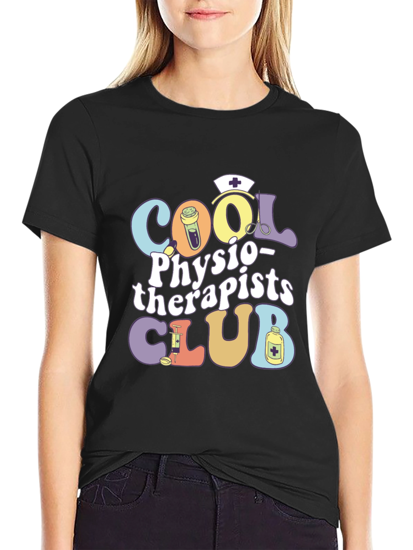 Cool Physiotherapists Club Graphic T-Shirt