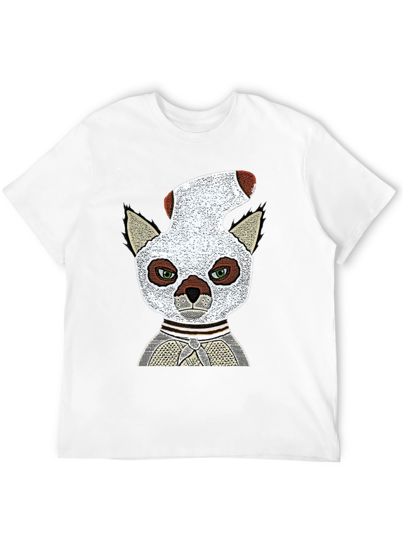 Lemur Sock-Head Graphic Tee - Unique Comfy