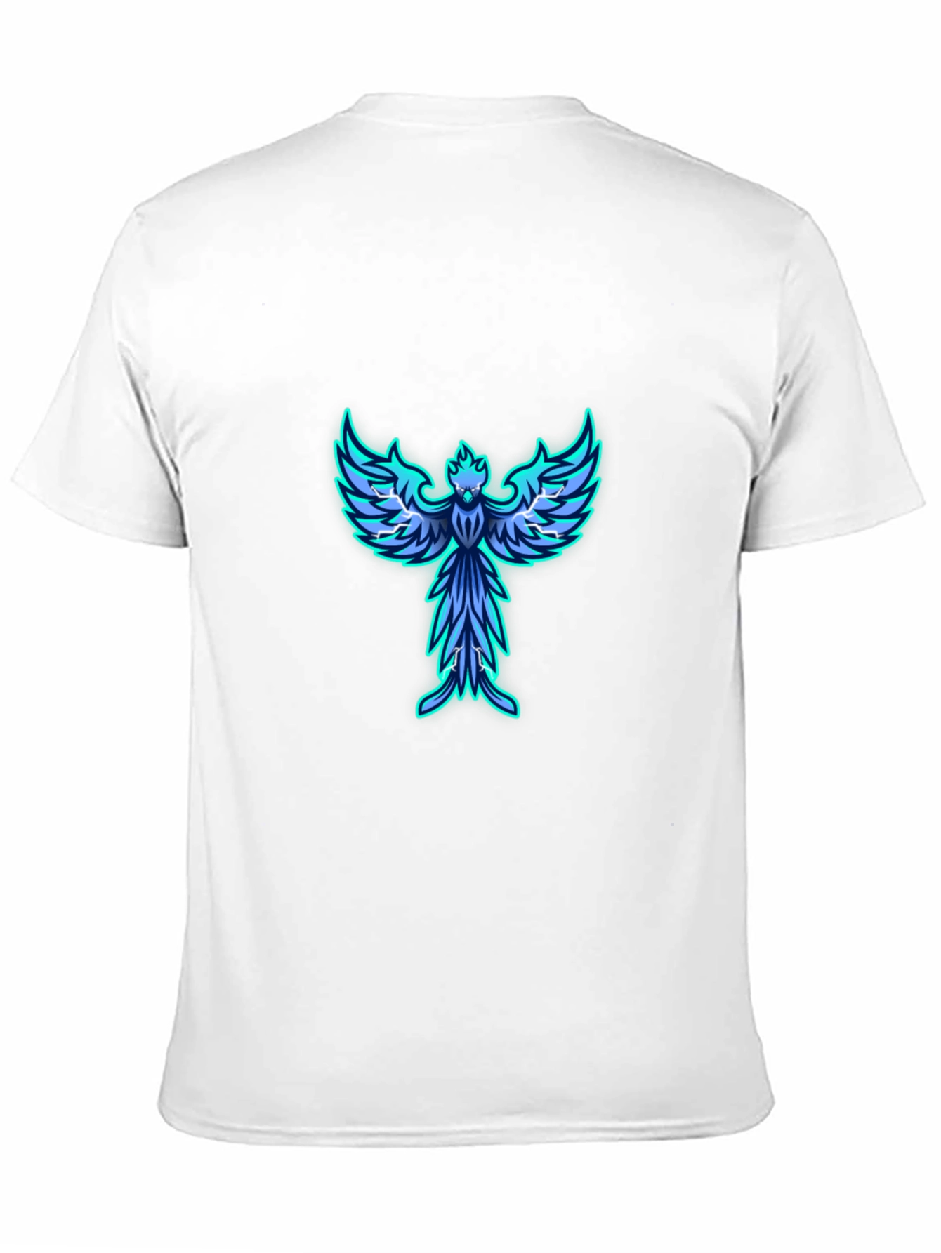 Phoenix Graphic Print Black T-Shirt