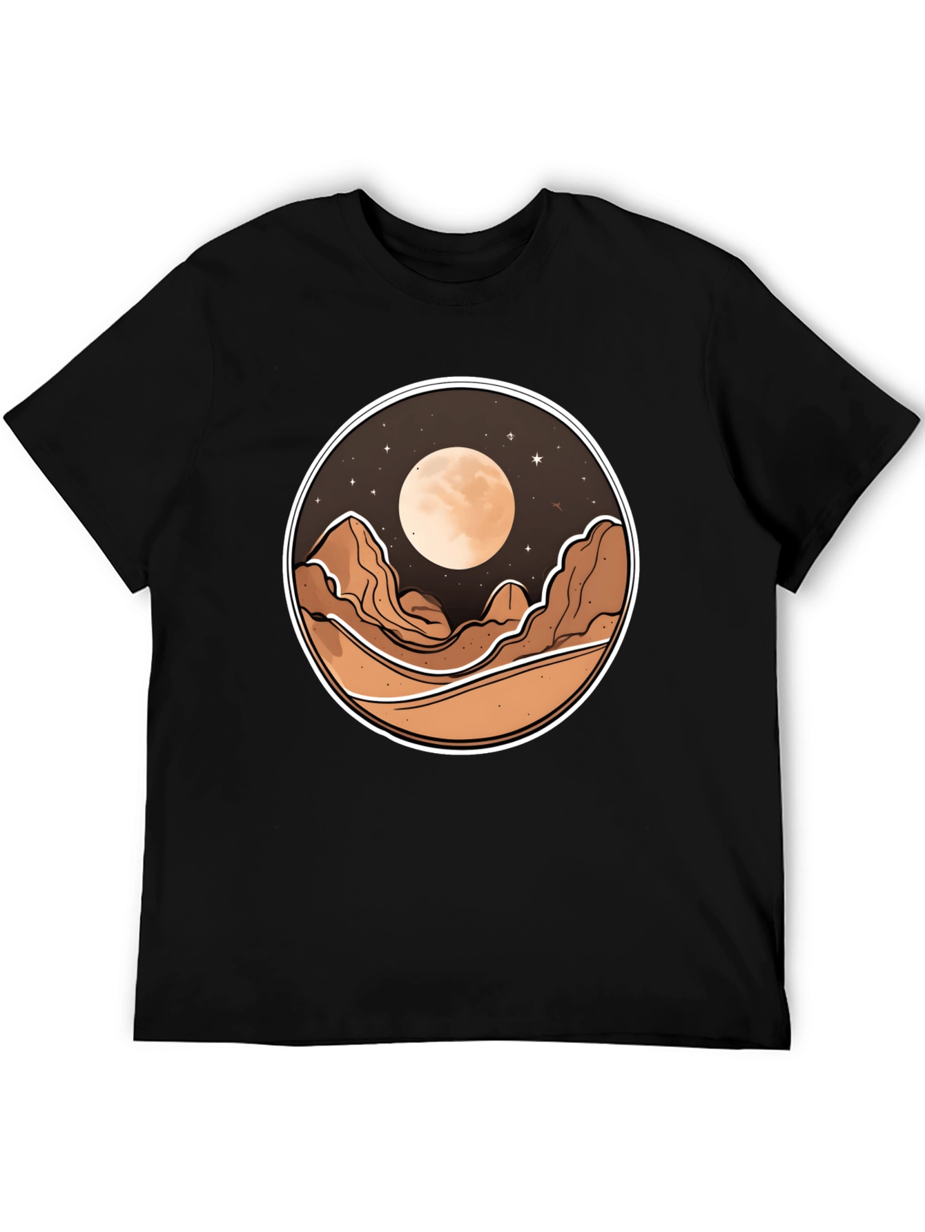 Moonlit Desert Scene T-Shirt
