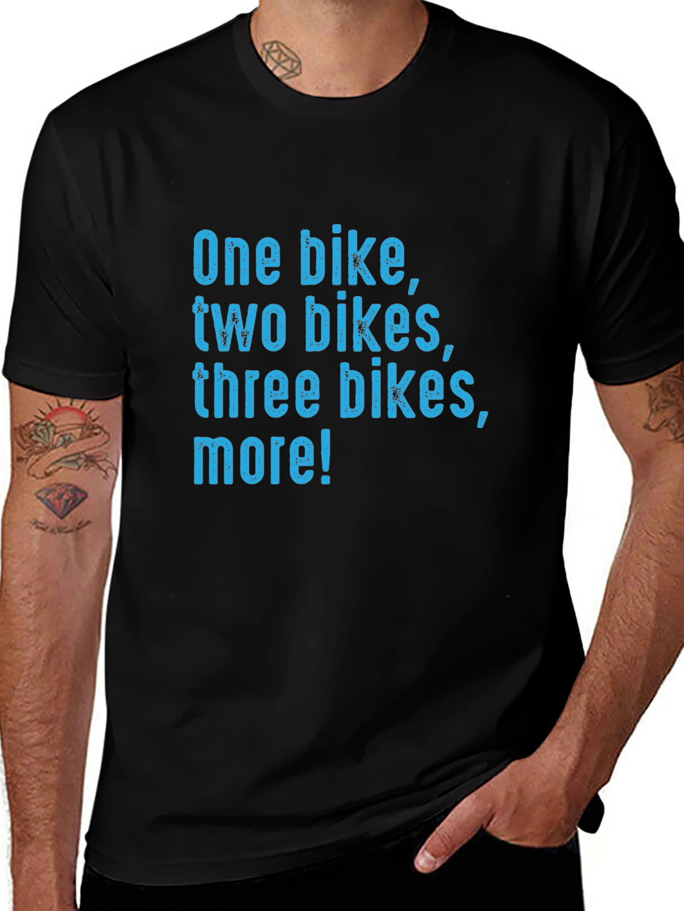 One Bike Two Bike Graphic Tee